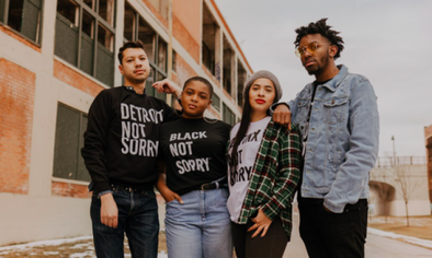 Not Sorry Apparel featured in Detroit Is It