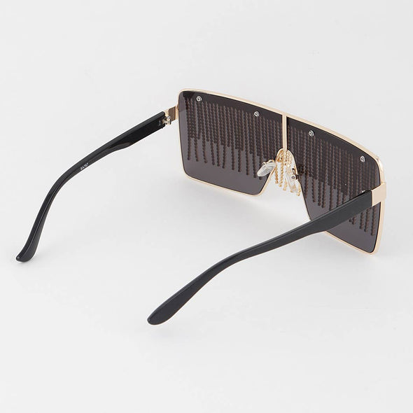 Rhinestone Fringe Sunglasses