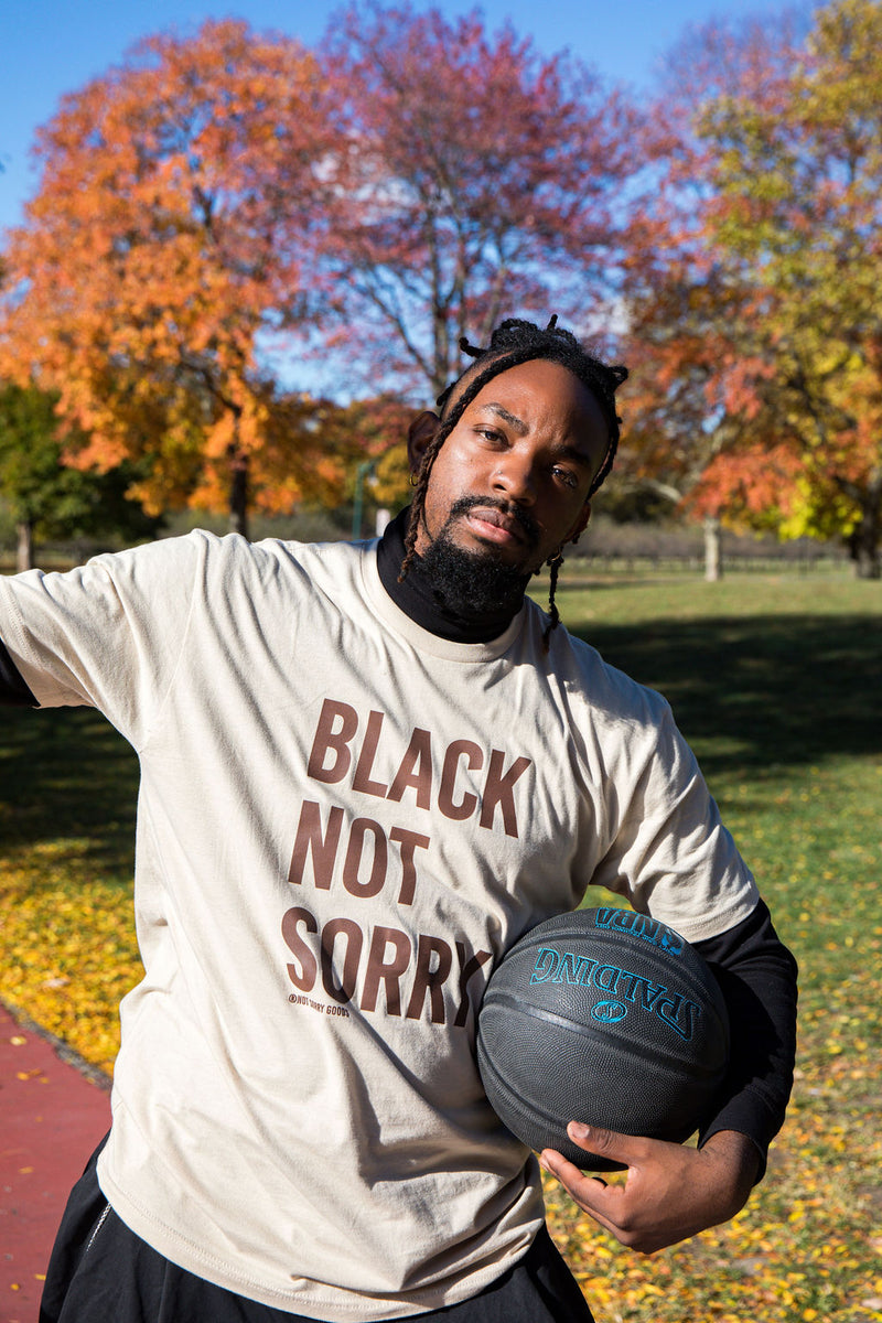 Black Not Sorry® Tee – Not Sorry Goods