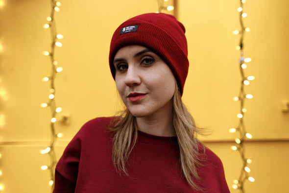 Not Sorry Label Beanie