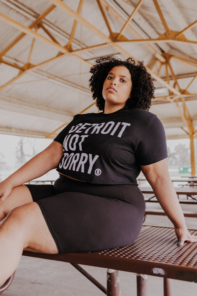 Detroit Not Sorry® Cropped Tee