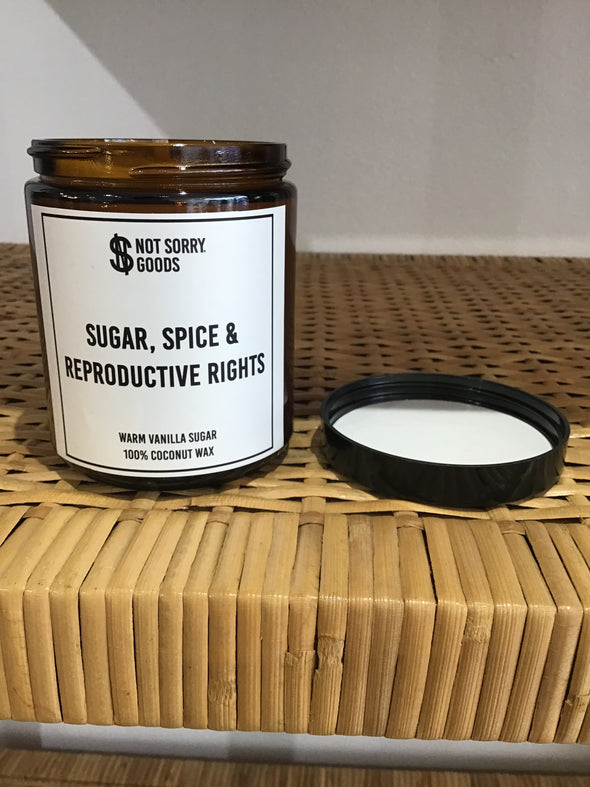 Sugar, Spice & Reproductive Rights Candle