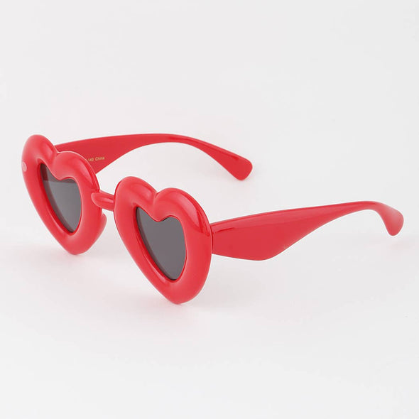 Bright Bubble Heart Sunglasses