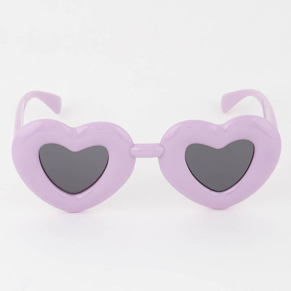 Bright Bubble Heart Sunglasses