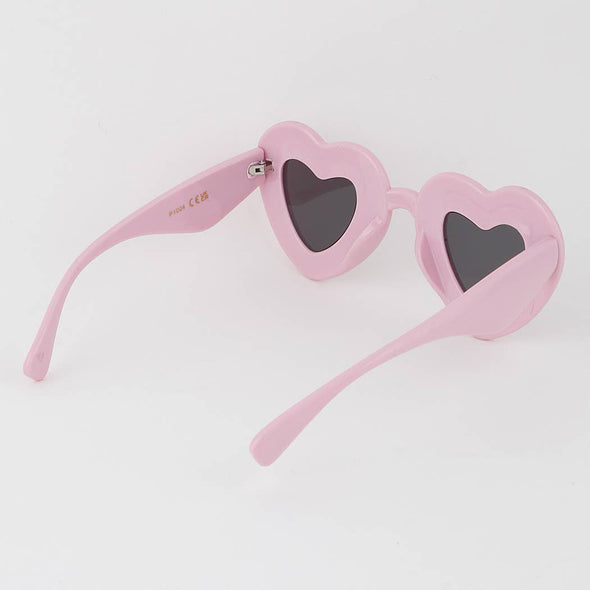 Bright Bubble Heart Sunglasses