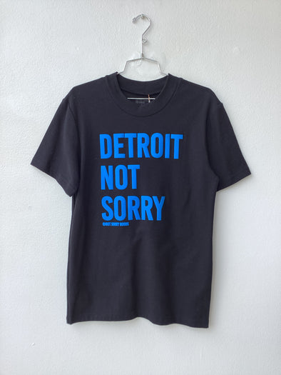 Detroit Not Sorry Puffy Mock Neck Tee