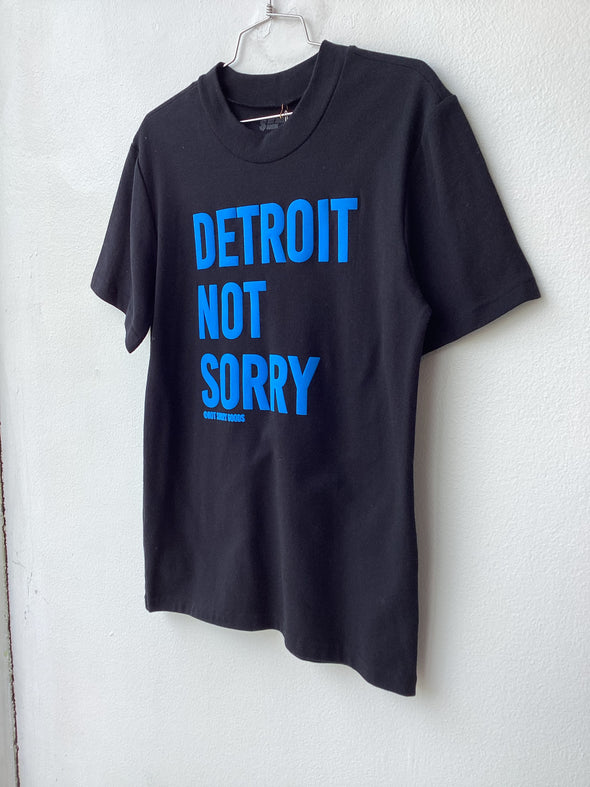 Detroit Not Sorry Puffy Mock Neck Tee