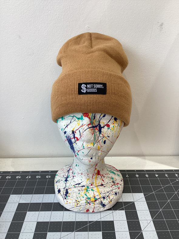 Not Sorry Label Beanie