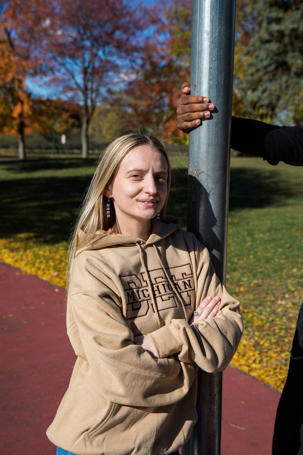 DET Michigan Vintage Hoodie