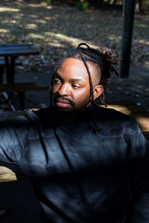 Detroit City til I Die Camo Sweater