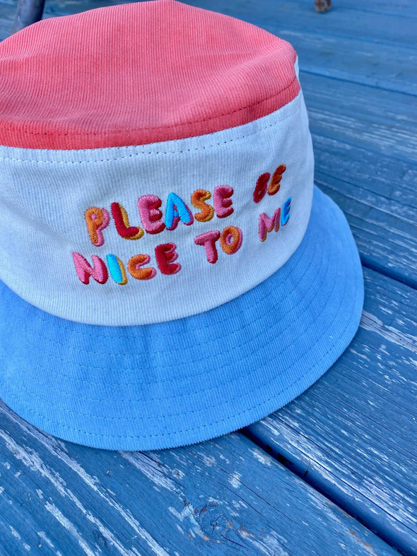 Please Be Nice To Me Bucket Hat