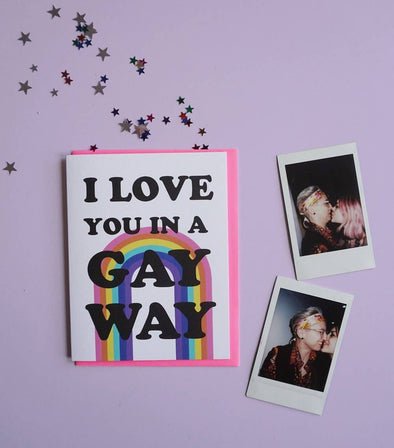 Gay Way Greeting Card