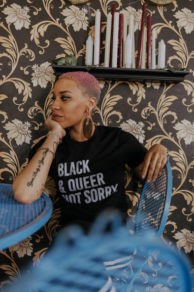 Black & Queer Not Sorry® Tee