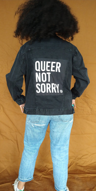 Queer Not Sorry® Denim Jacket