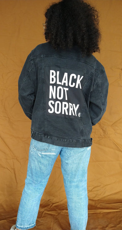 Black Not Sorry®  Denim Jacket