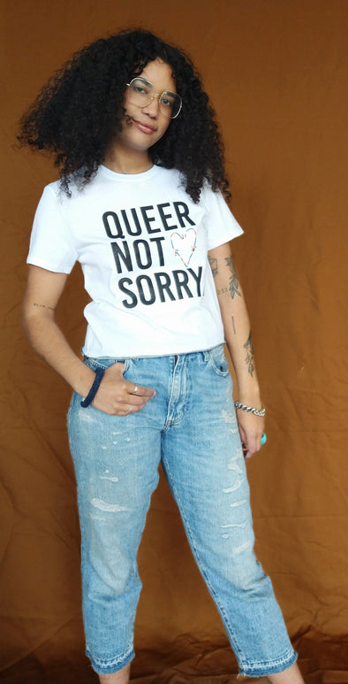 Queer Not Sorry® Baby Tee