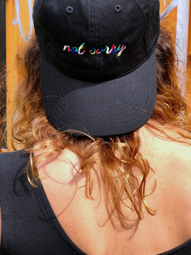 Not Sorry Embroidered Dad Hat