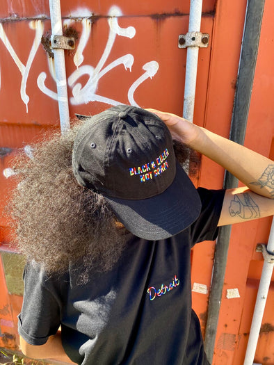 Black & Queer Not Sorry® Embroidered Dad Hat