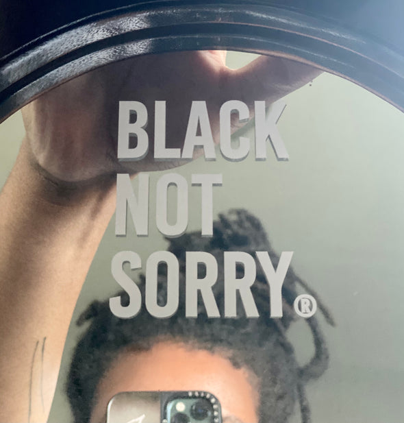 Black Not Sorry® Sticker